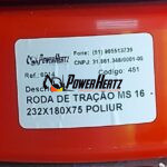 Roda de Tração Transpaleteira Yale/Hyster MS 16/S1.6 Poliuretano