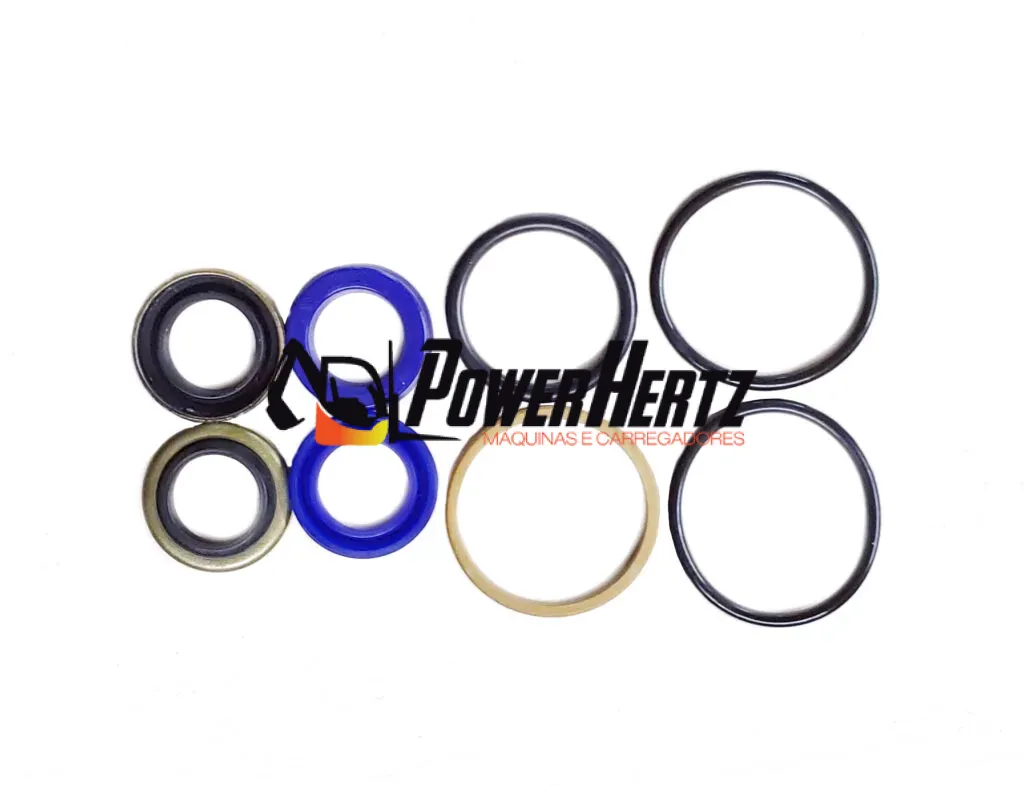 KIT VEDACAO CILINDRO DESLOCADOR (haste 20mm) Kit Vedação Cilindro Deslocador (haste 20mm) - Imagem 1